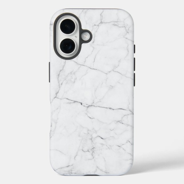 Elegant White Marble  Case-Mate iPhone Case (Back)