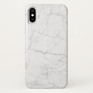Elegant White Marble iPhone X Case