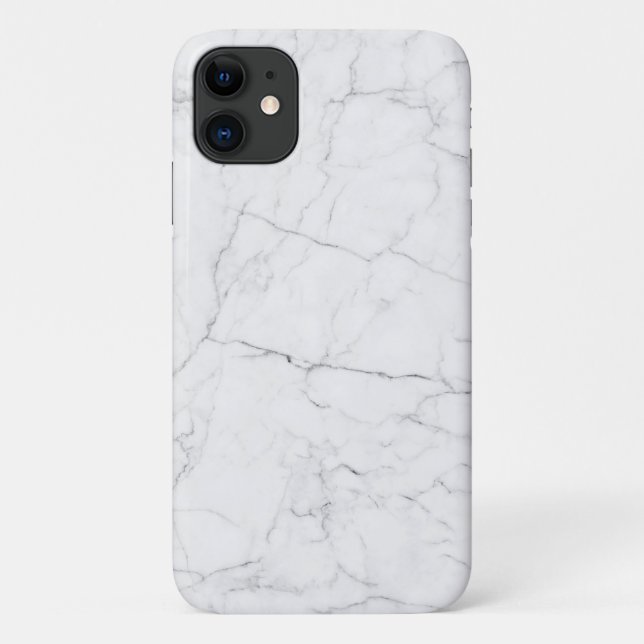 Elegant White Marble  Case-Mate iPhone Case (Back)