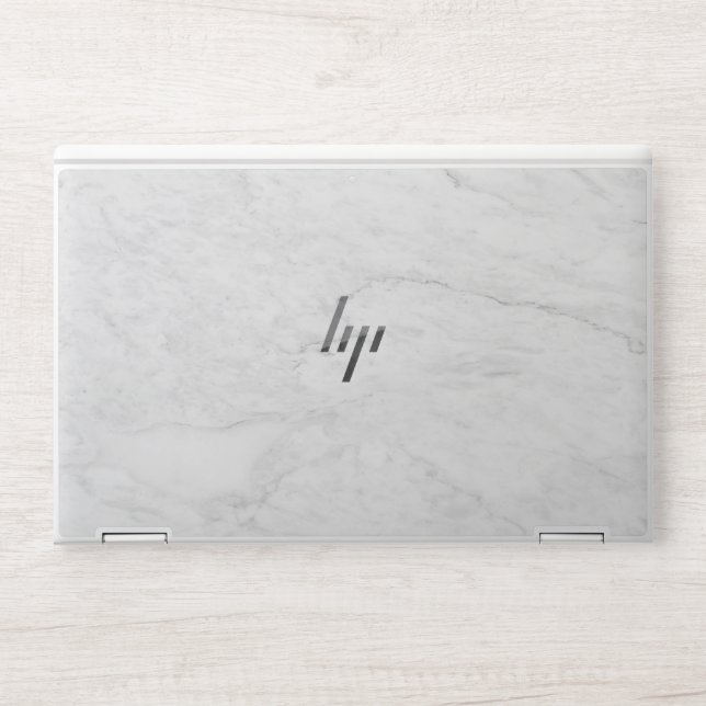 Elegant White Marble  HP Laptop Skin (Front)