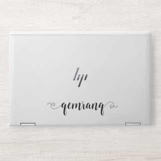 Elegant white Marble HP Laptop Skin