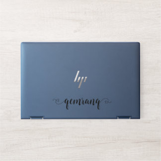 Elegant white Marble HP Laptop Skin