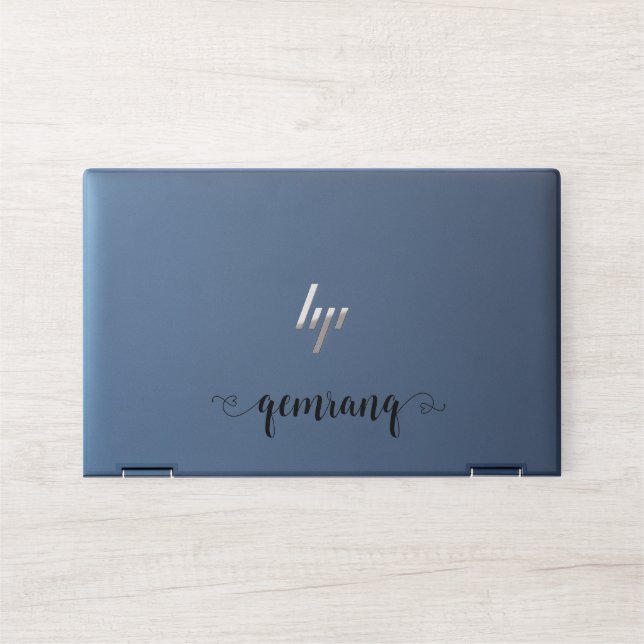 Elegant white Marble HP Laptop Skin (Front)