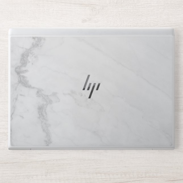 Elegant White Marble  HP Laptop Skin (Front)