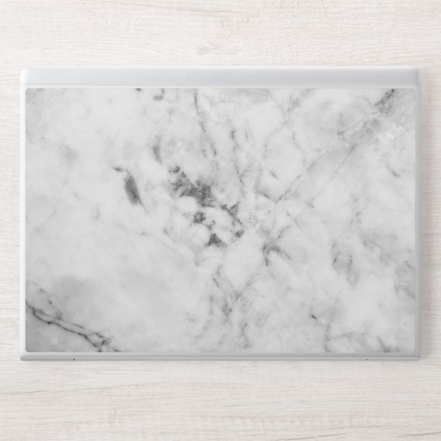 Elegant White Marble  HP Laptop Skin (Front)