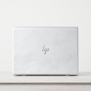 Elegant White Marble HP Laptop Skin