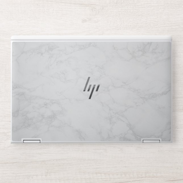 Elegant White Marble  HP Laptop Skin (Front)