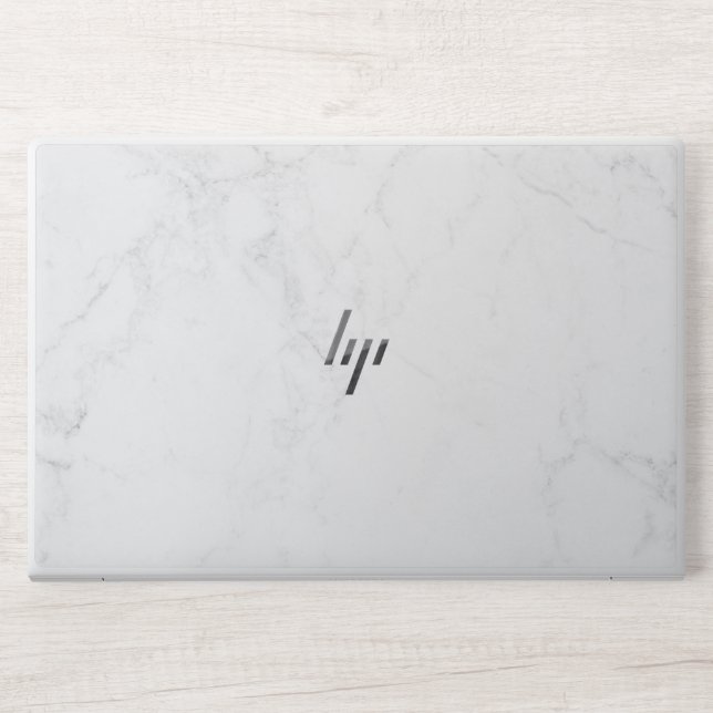 Elegant White Marble  HP Laptop Skin (Front)