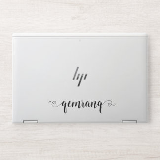 Elegant white Marble HP Laptop Skin