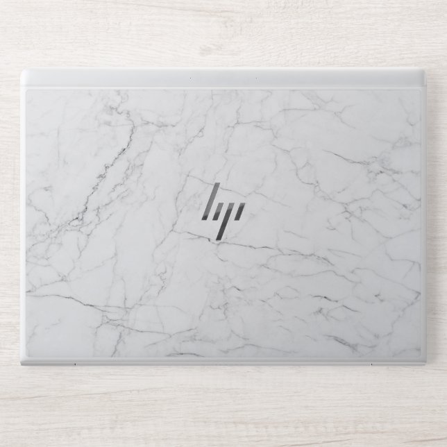 Elegant White Marble  HP Laptop Skin (Front)