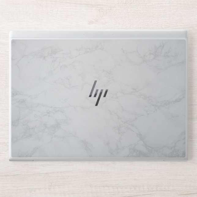 Elegant White Marble  HP Laptop Skin (Front)