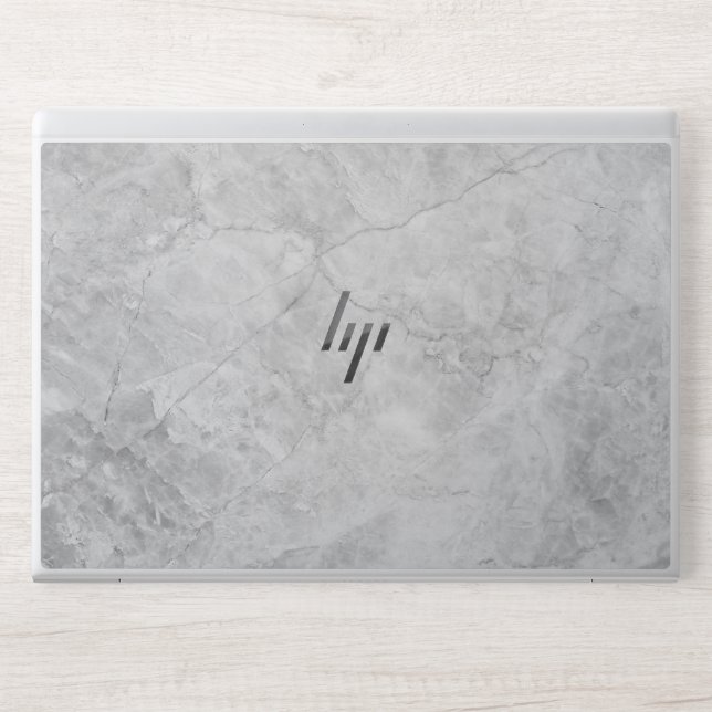 Elegant White Marble  HP Laptop Skin (Front)