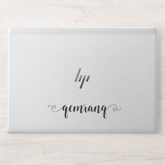 Elegant white Marble HP Laptop Skin