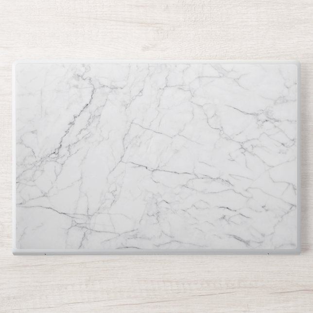 Elegant White Marble  HP Laptop Skin (Front)