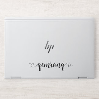 Elegant white Marble HP Laptop Skin