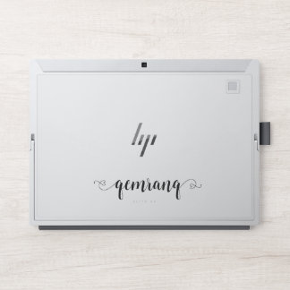 Elegant white Marble HP Laptop Skin