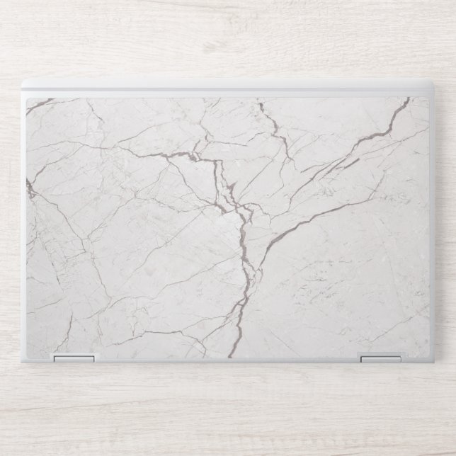 Elegant White Marble  HP Laptop Skin (Front)