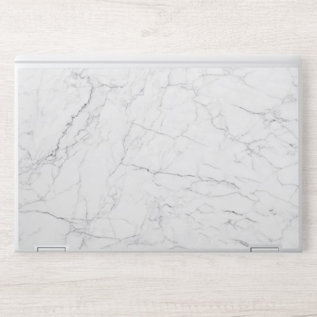 Elegant White Marble  HP Laptop Skin (Front)