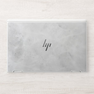 Elegant White Marble HP Laptop Skin