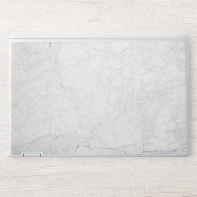 Elegant White Marble  HP Laptop Skin (Front)