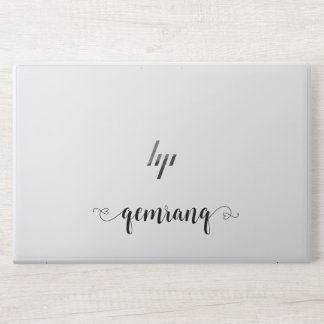 Elegant white Marble HP Laptop Skin