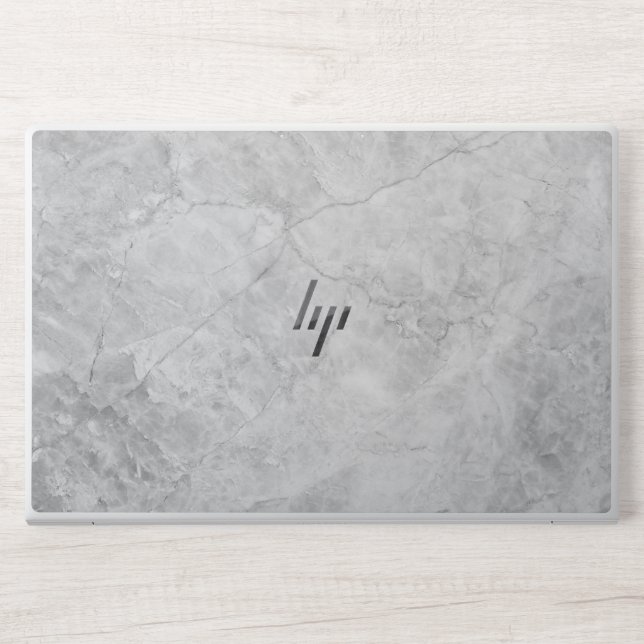 Elegant White Marble  HP Laptop Skin (Front)