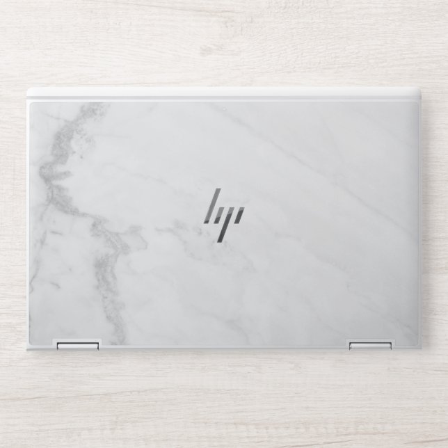 Elegant White Marble  HP Laptop Skin (Front)