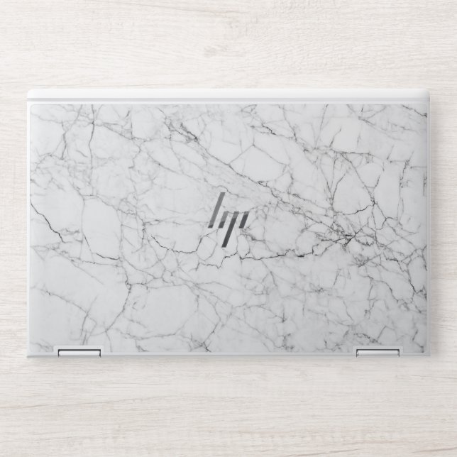 Elegant White Marble  HP Laptop Skin (Front)