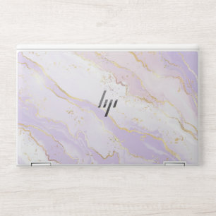 Elegant White Marble HP Laptop Skin
