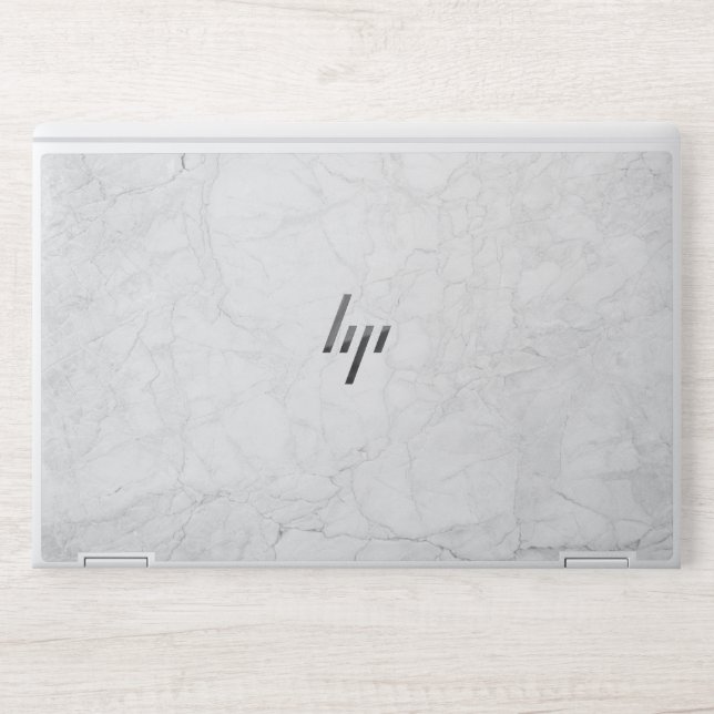 Elegant White Marble  HP Laptop Skin (Front)