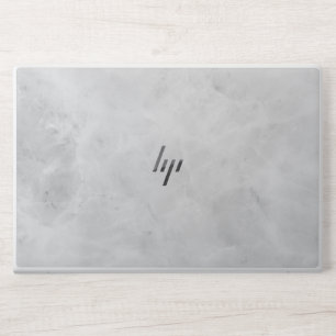 Elegant White Marble HP Laptop Skin