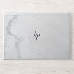 Elegant White Marble HP Laptop Skin
