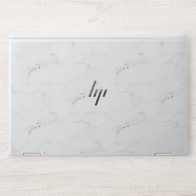 Elegant White Marble  HP Laptop Skin (Front)