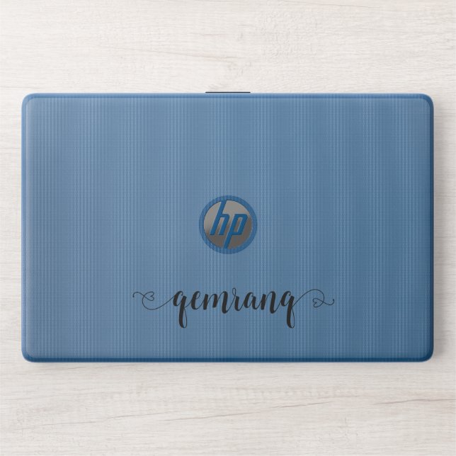 Elegant white Marble HP Laptop Skin (Front)