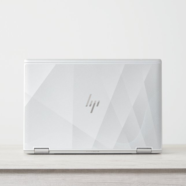 Elegant White Marble HP Laptop Skin (Front)