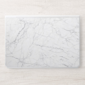 Elegant White Marble HP Laptop Skin