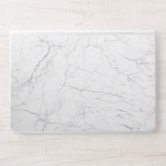 Elegant White Marble  HP Laptop Skin (Front)