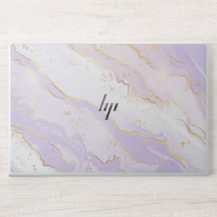 Elegant White Marble HP Laptop Skin