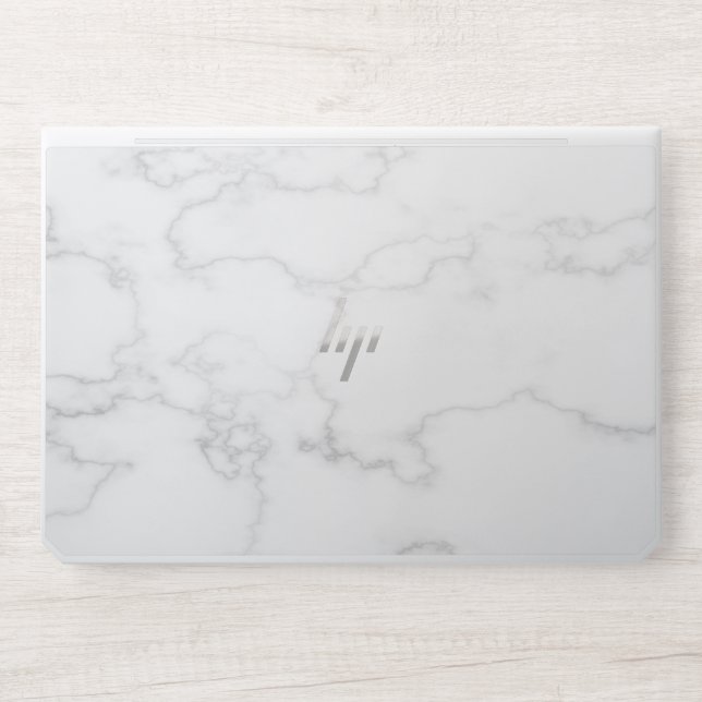 Elegant White Marble  HP Laptop Skin (Front)