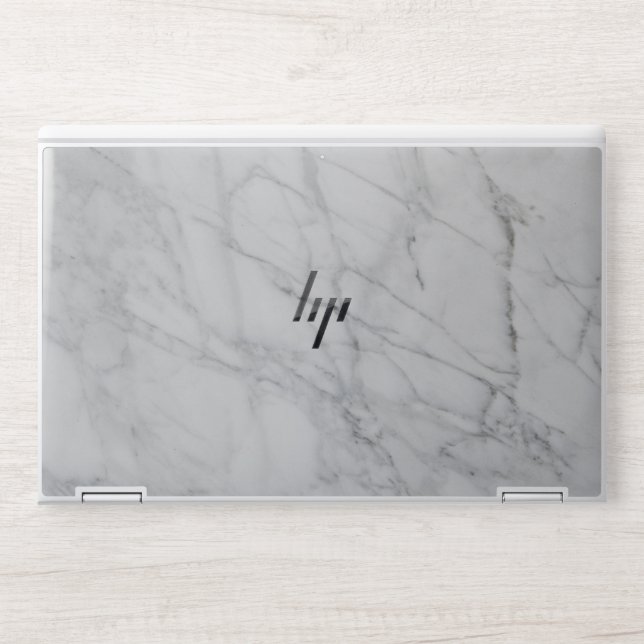 Elegant White Marble  HP Laptop Skin (Front)