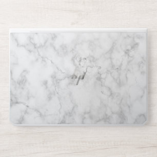 Elegant White Marble HP Laptop Skin