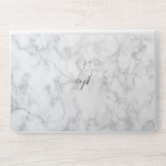 Elegant White Marble HP Laptop Skin