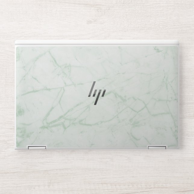 Elegant White Marble  HP Laptop Skin (Front)