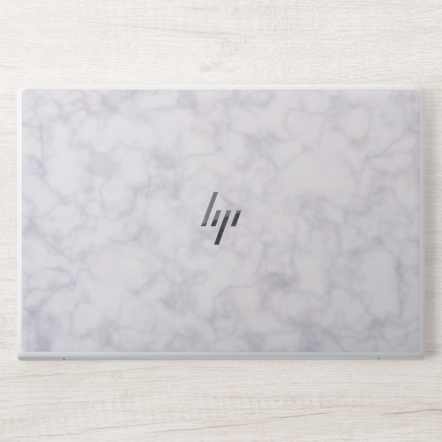 Elegant White Marble  HP Laptop Skin (Front)