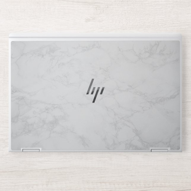 Elegant White Marble  HP Laptop Skin (Front)