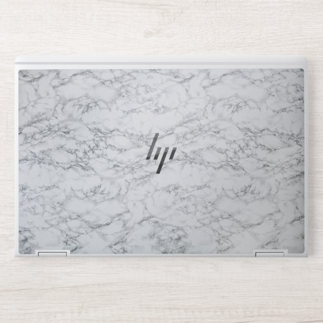 Elegant White Marble  HP Laptop Skin (Front)