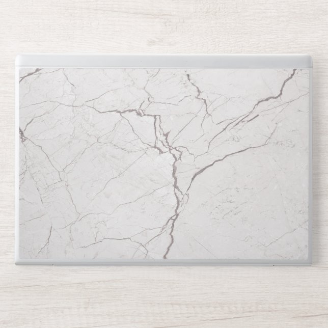 Elegant White Marble  HP Laptop Skin (Front)