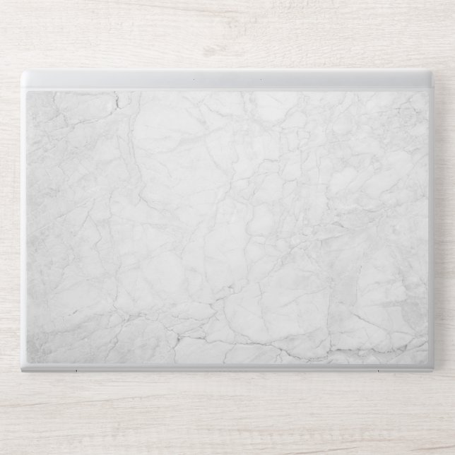 Elegant White Marble  HP Laptop Skin (Front)