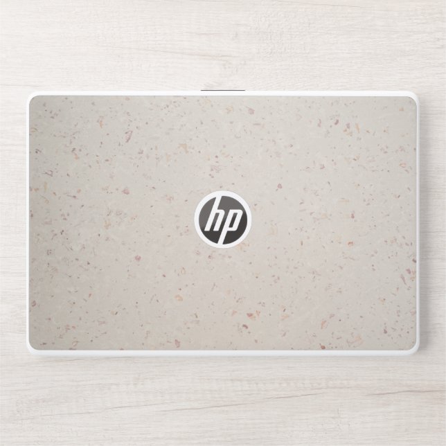 Elegant White Marble  HP Laptop Skin (Front)