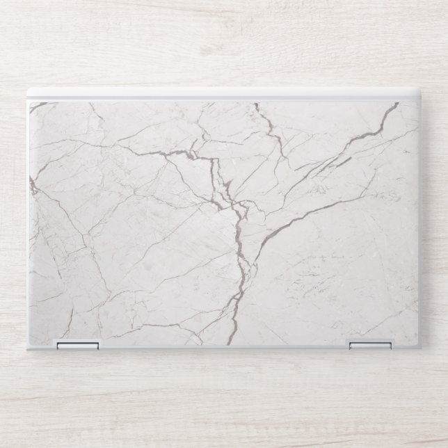 Elegant White Marble  HP Laptop Skin (Front)